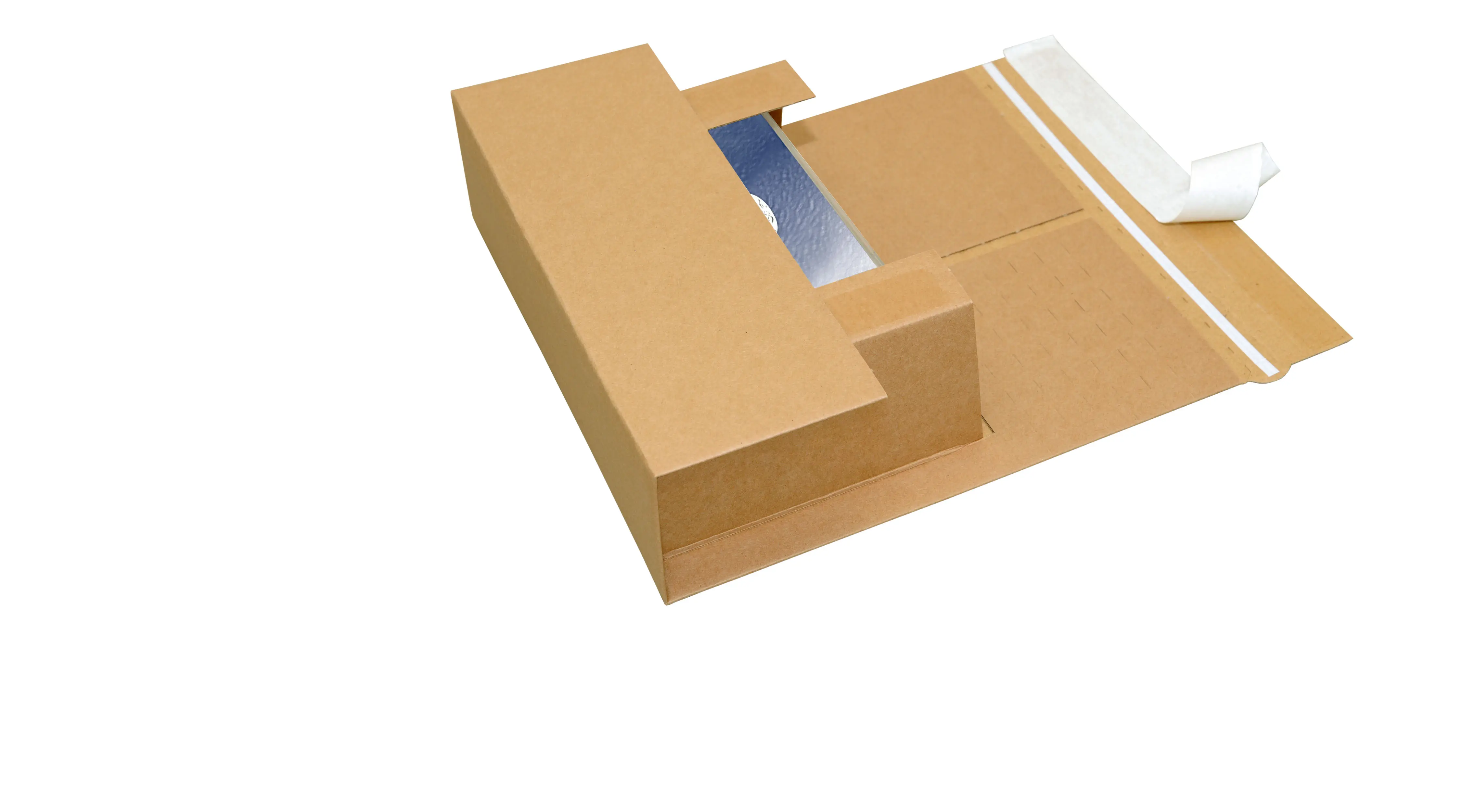 Wellpapp-Universal- und Buchverpackung B 3, mit Aufreißband und 3 Klebestreifen