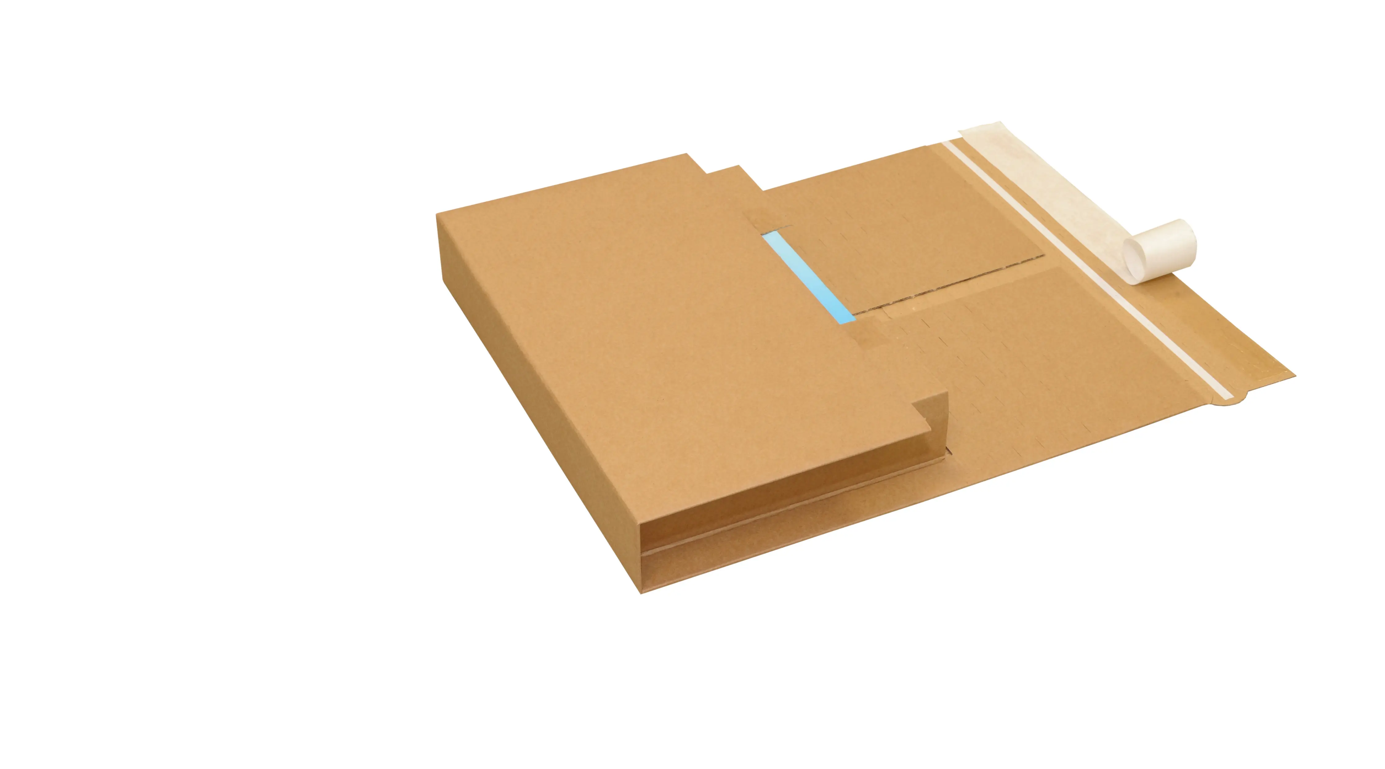 Wellpapp-Universal- und Buchverpackung B 2, mit Aufreißband und 3 Klebestreifen