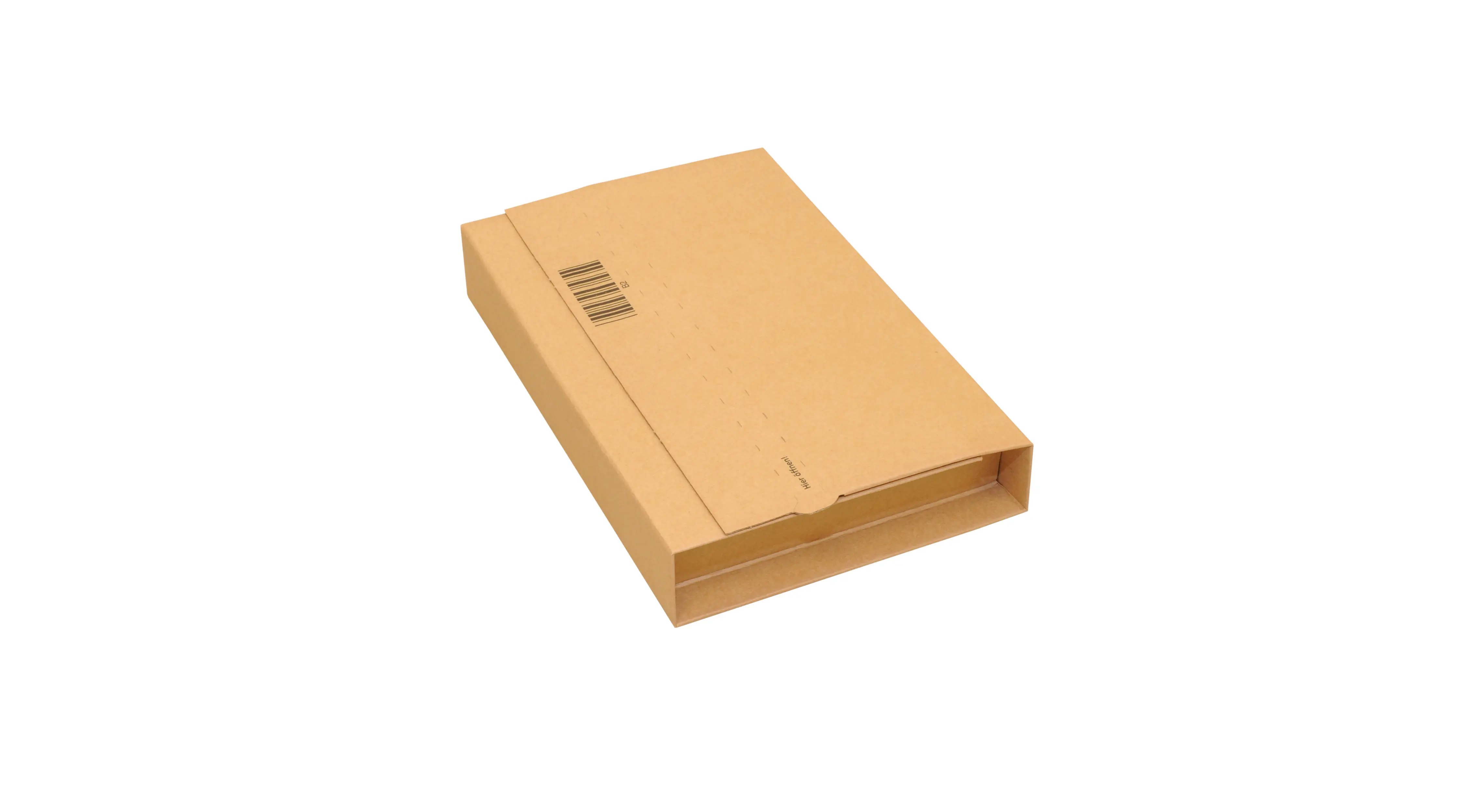 Wellpapp-Universal- und Buchverpackung B 2, mit Aufreißband und 3 Klebestreifen