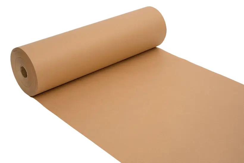 Natronpapier einseitig glatt, Secarerollen ca. 18cm Ø
