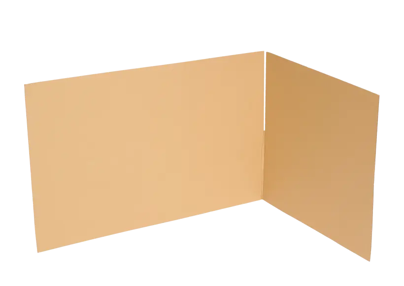 Wellpapp-Gitterboxeinlage, gerillt und geschlitzt, Gitterboxeinlage L-Form, hochkant