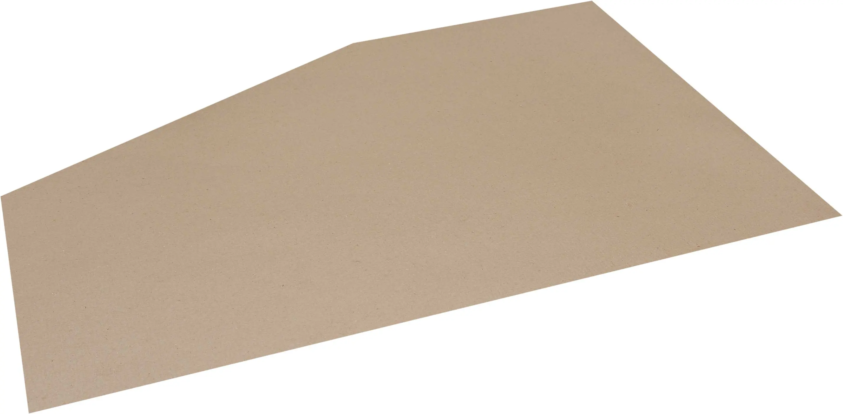 Fußraumkrepppack, mit gestanzter Ecke