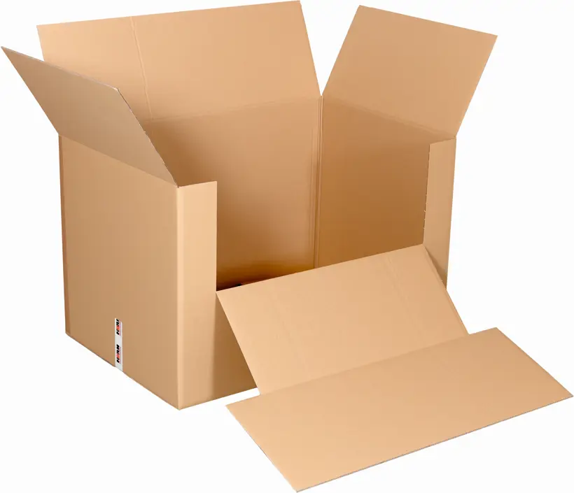 Wellpapp-Container mit T-Ladeklappe, T-Klappe 390 mm