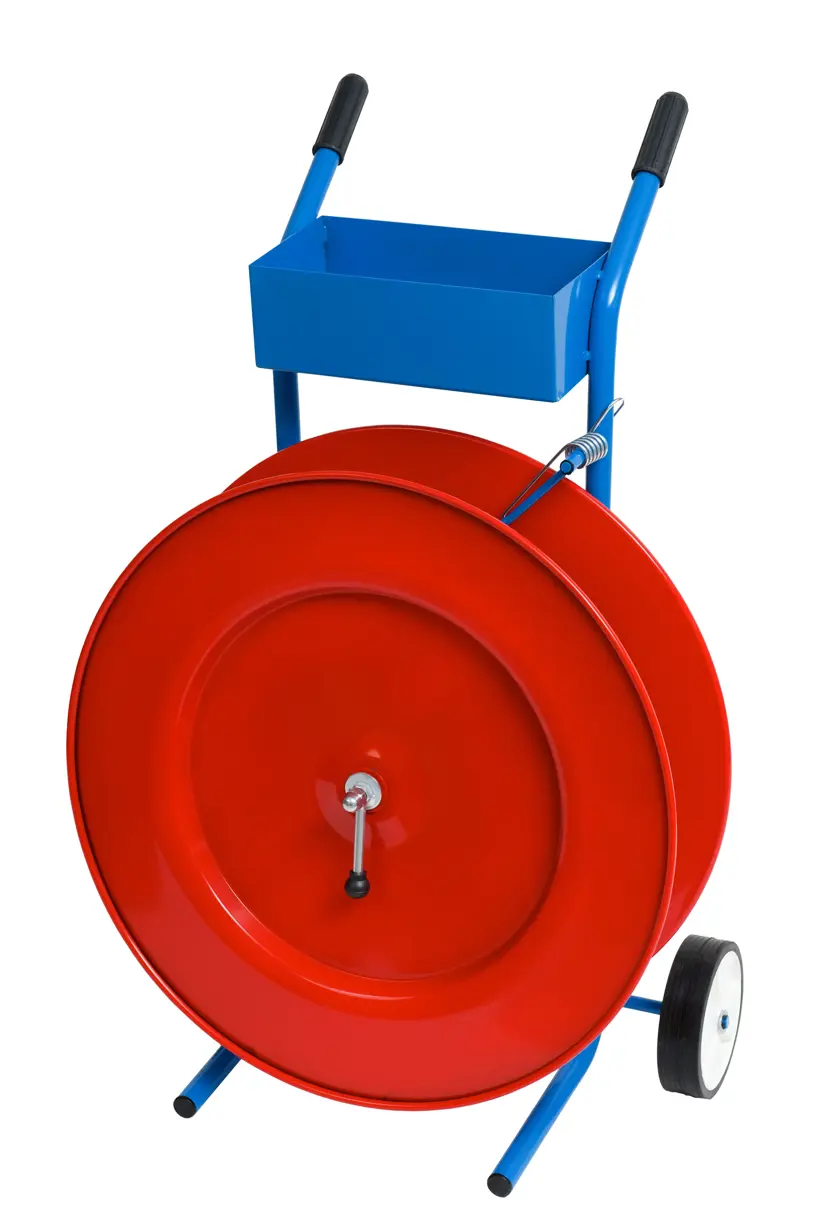 Abrollwagen für PP-Band