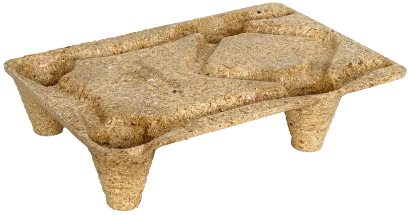 Pressholzpalette, Standardausführung, dynamische Belastbarkeit 250 kg