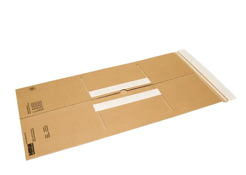 Wellpapp-Universal- und Buchverpackung B 1, mit Aufreißband und 3 Klebestreifen