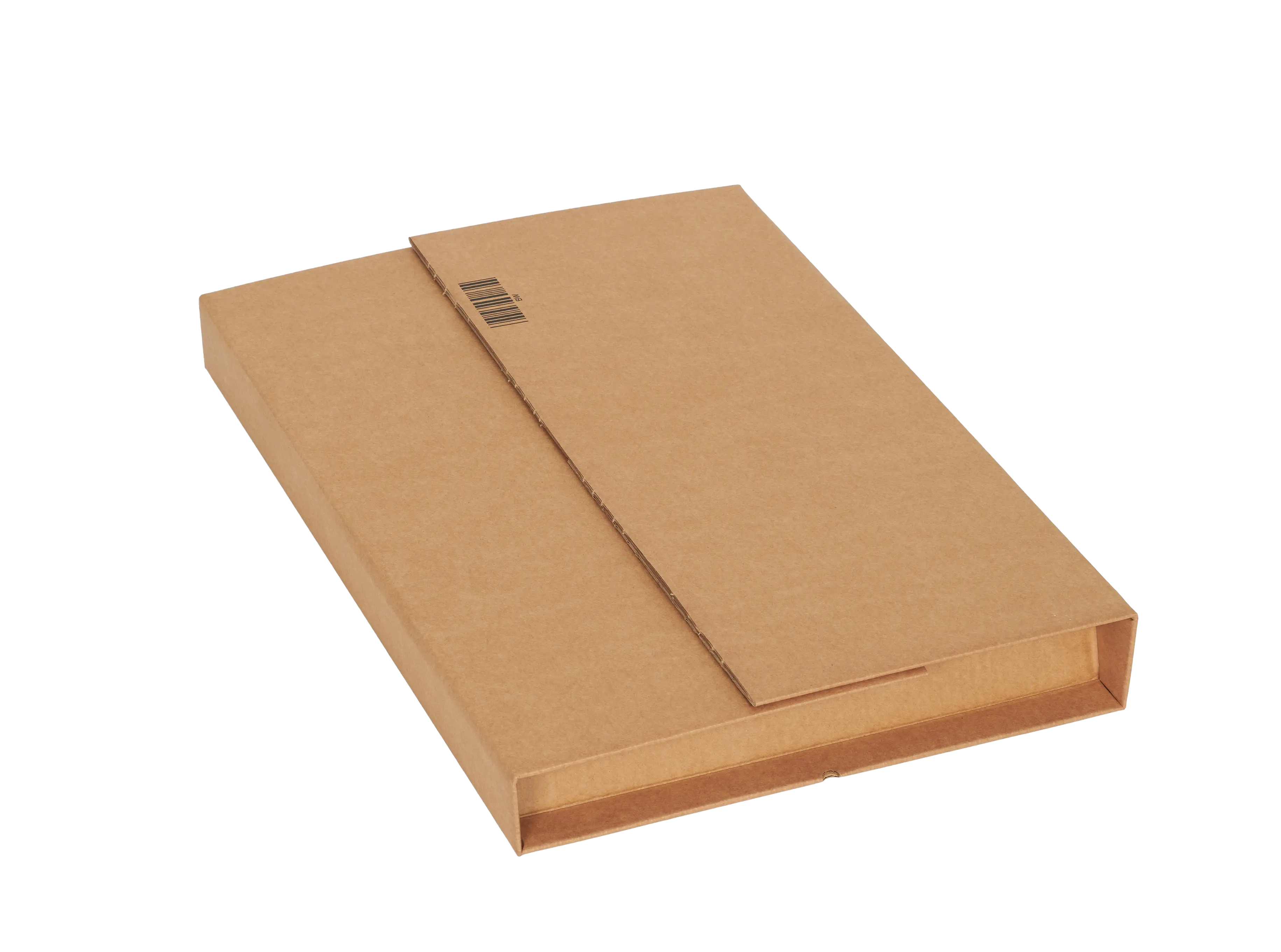Wellpapp-Universal- und Buchverpackung B W, mit 1 Klebestreifen
