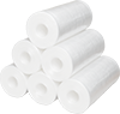 Stretchfolie vorgereckt, vorgereckt, coreless, lose auf Palette