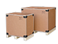 MC-Box, Außenmaß:1200x800x900 Unterbau: Pressholzpalette 1200 x 800 mm