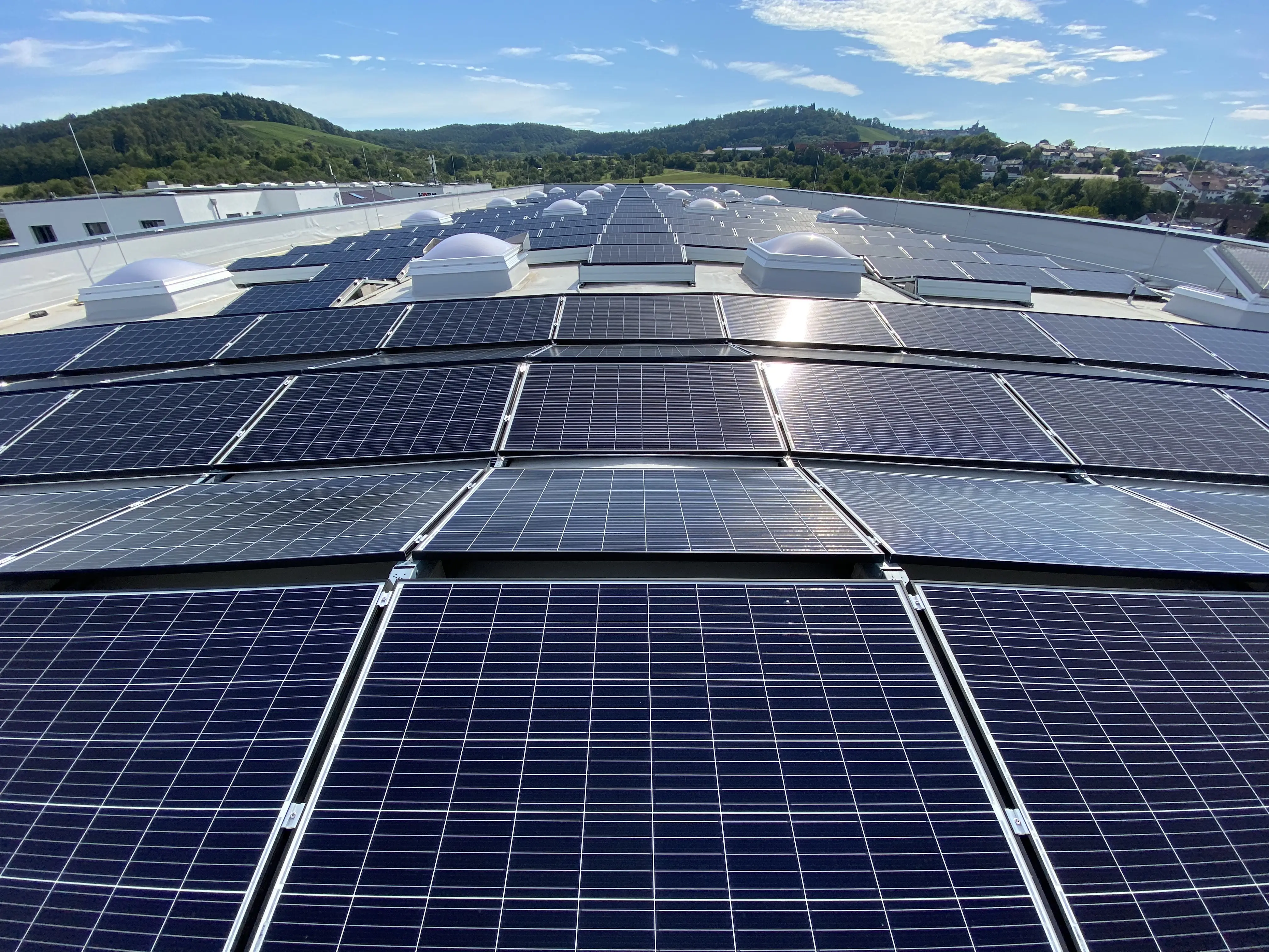 PV-Module auf Dach